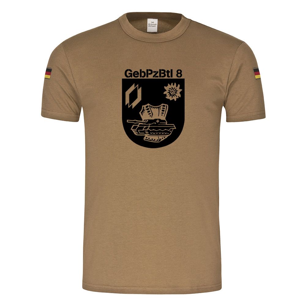 Bounty 8 Mountain Battalion BW Leopard Tank BW Tropical Shirt # 15030