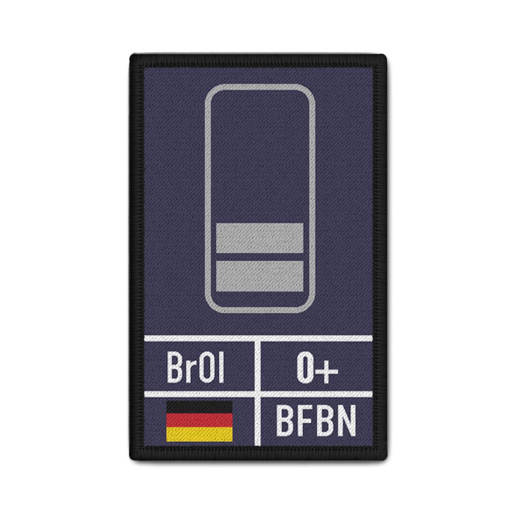 Rank Patch Brandoberinspektor Dienstgradabzeichen Feuerwehr 9,8x6cm#33556