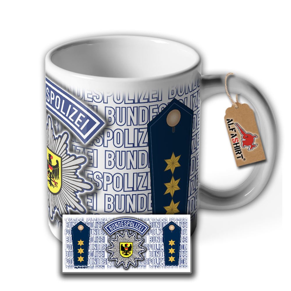 Police Director BPOL PD Police Director Badge Department Chief Cup # 29148