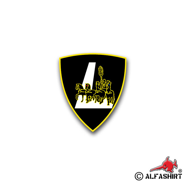 Sticker 3 PzLehrBtl 93 Panzer Lehr Battalion Army BW Coat of Arms 6x7cm A1602