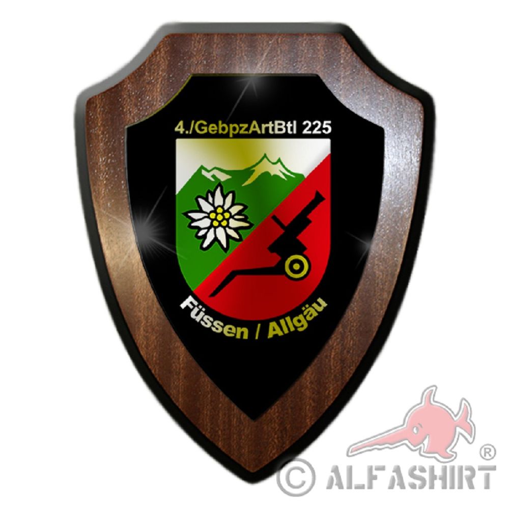 4Kp GebPzArtBtl 225 Gebirgspanzerartillerie Wappen Alpen Wappenschild #19805