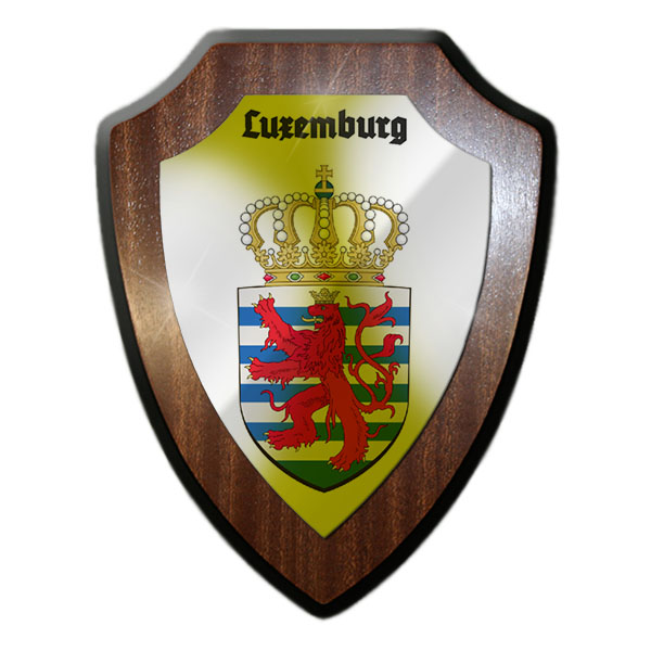 Wappenschild / Wandschild / Luxemburg Großherzogtum Grand-Douché de Luxembourg -  #25453