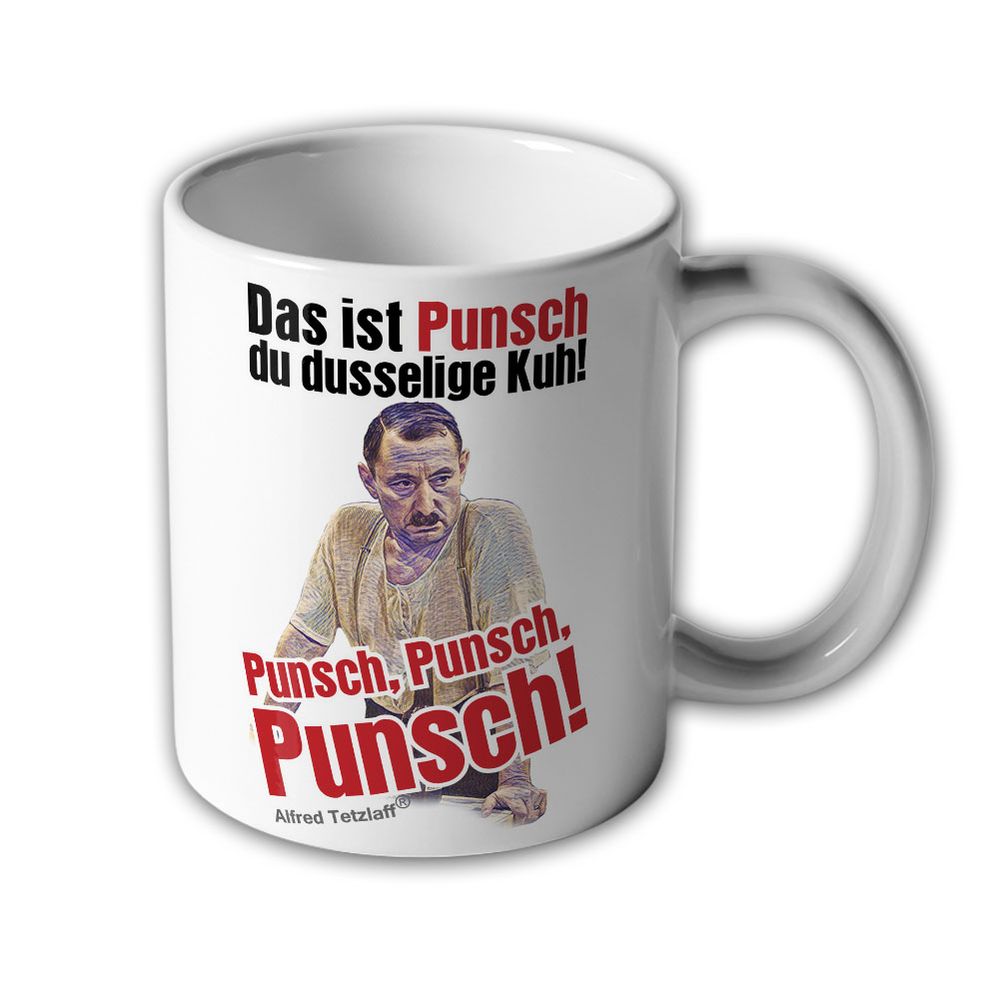 Alfred Tetzlaff punch New Year's Eve dussel cow cult series - cup # 10636