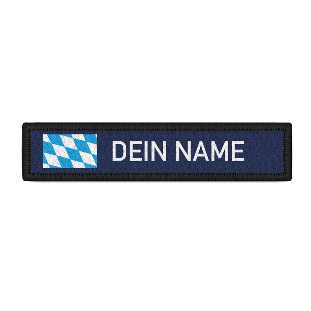 Namenschild Navy Bayern Dein Name Deutschland Freistaat Oktoberfest Patch#31973