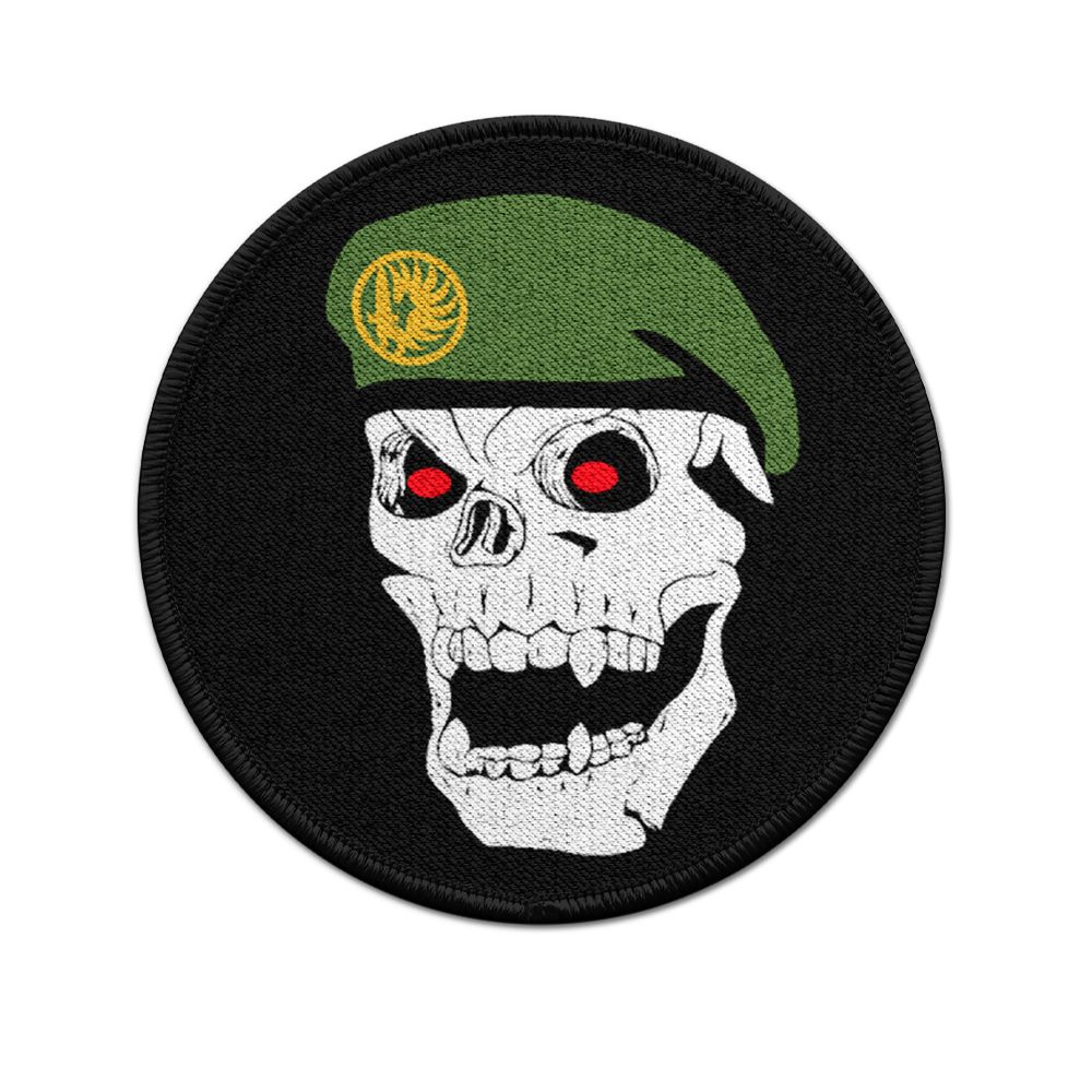 Patch Barett Fremdenlegion Schädel Totenkopf Einheit Abzeichen 9cm#33942