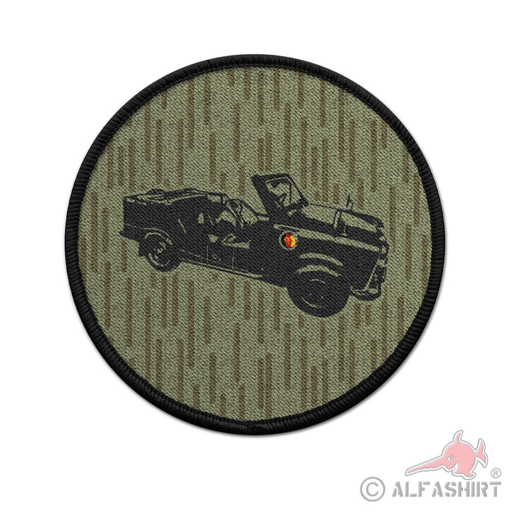 Patch NVA Kübel P601a DDR Strichtarn Aufnäher Nationale Arme  #39400