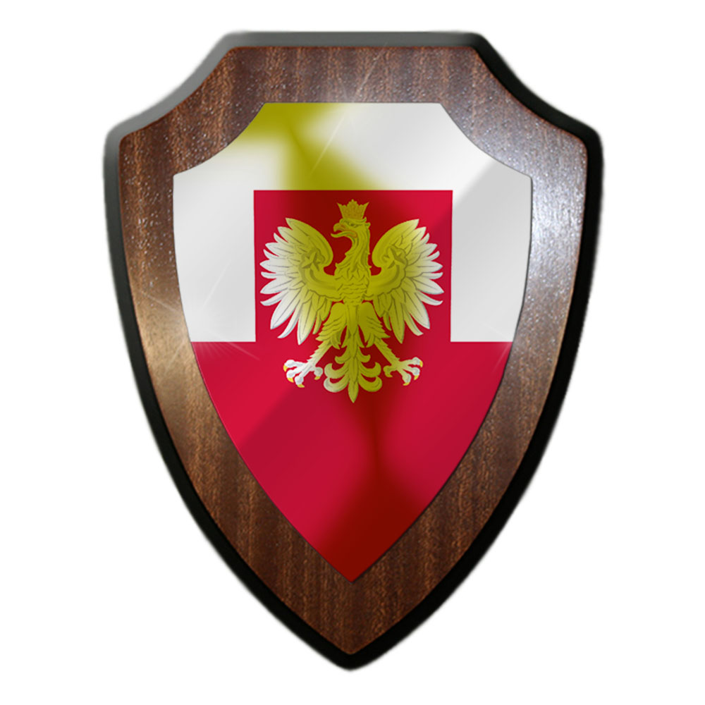 Poland Polish Warsaw Warszawa Polska Republic Coat of Arms Wall Sign # 27294