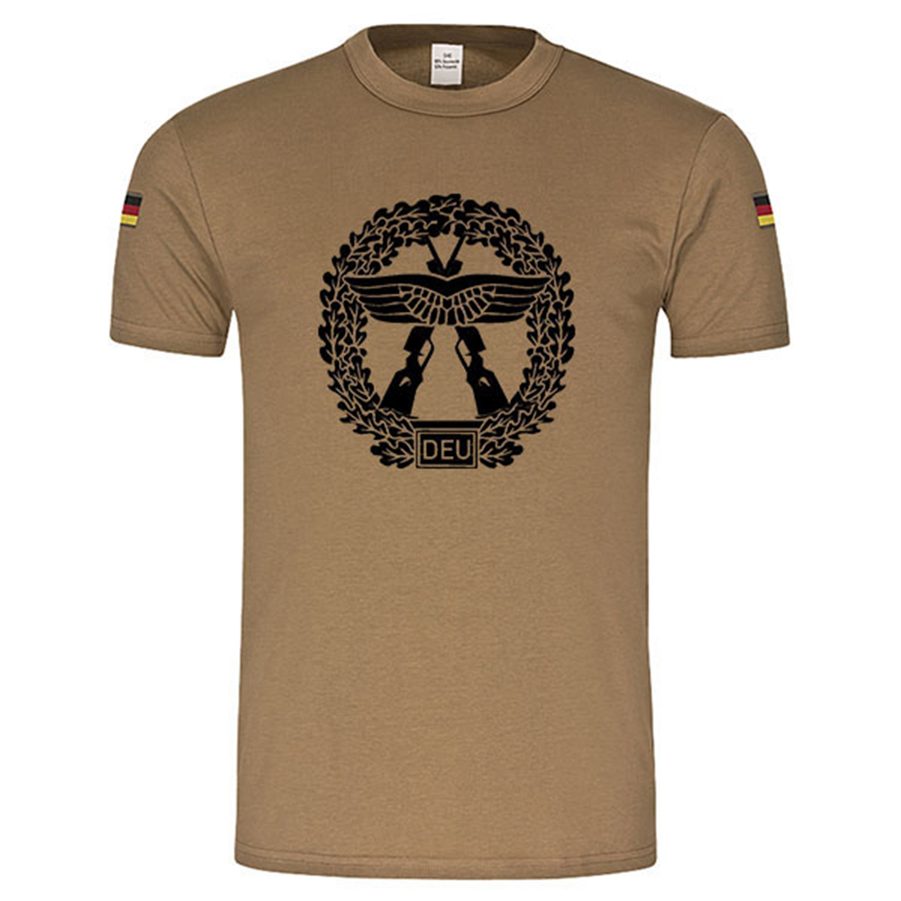 Luftwaffen Objektschutz Tropenshirt Bundeswehr Barett Abzeichen BW Tropen#14881
