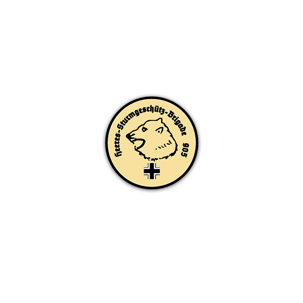Aufkleber/Sticker Heeres Sturmgeschütz Brigade 905 Wh Bär Eisbär 7x7cm A3134