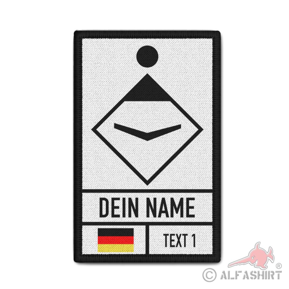 Patch personalisiert Truppführer Trupp Führung Leitung Drohne Feuerwehr #42137