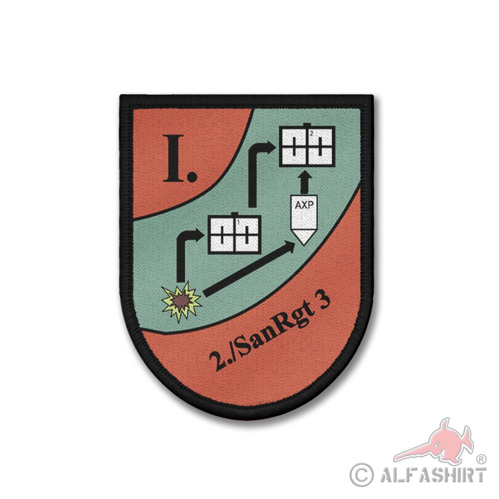 Patch 2 Kompanie SanRgt 3 Einsatz Auslandseinsatz Personal Material #42338