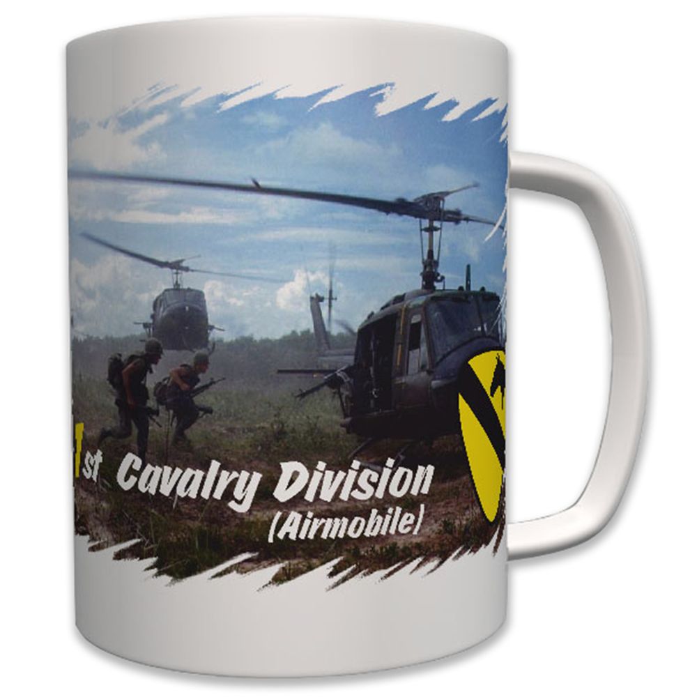 1st Cavalry Division (Airmobile) - Tasse Becher Kaffee #6287