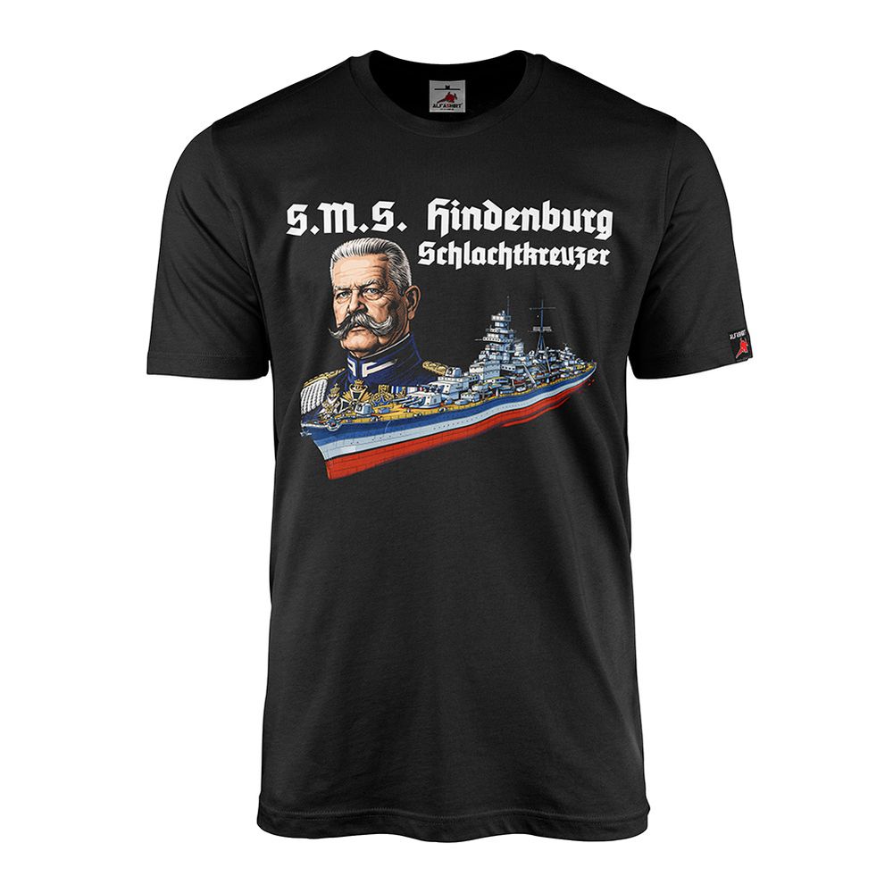 T-Shirt SMS Hindenburg Kriegsschiff Kreuzer Naval Schiff Maritime #47755