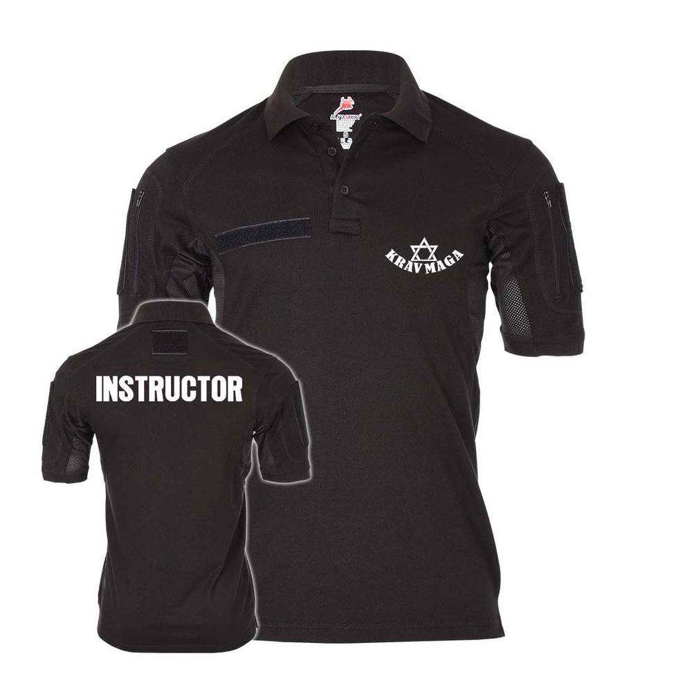 Tactical Poloshirt Instructor KMSMF KRAV MAGA SELFDEFENCE Shirt #33281 Tactical Poloshirt Instructor KMSMF KRAV MAGA SELFDEFENCE Shirt #33281