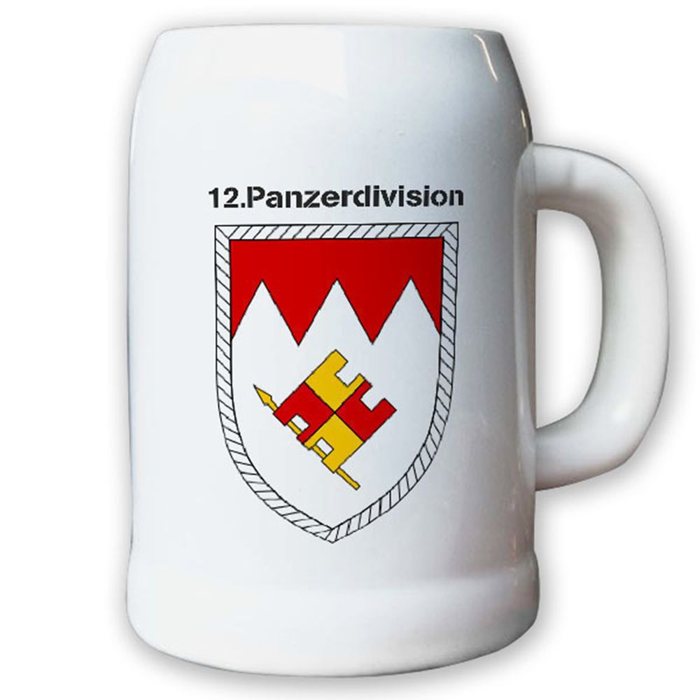 Krug / Bierkrug 0,5l -Bierkrug 31 Panzerdivision PzDiv Division Einheit #13014
