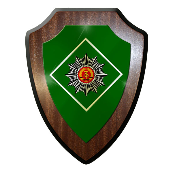 DDR VoPo Readiness Police Shield – East German Wall Plaque – Historical GDR Security Emblem #11981