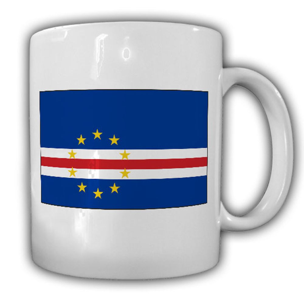 Kap Verde Fahne_Flagge Flag Republik Cabo Verde Kaffee Becher #13535
