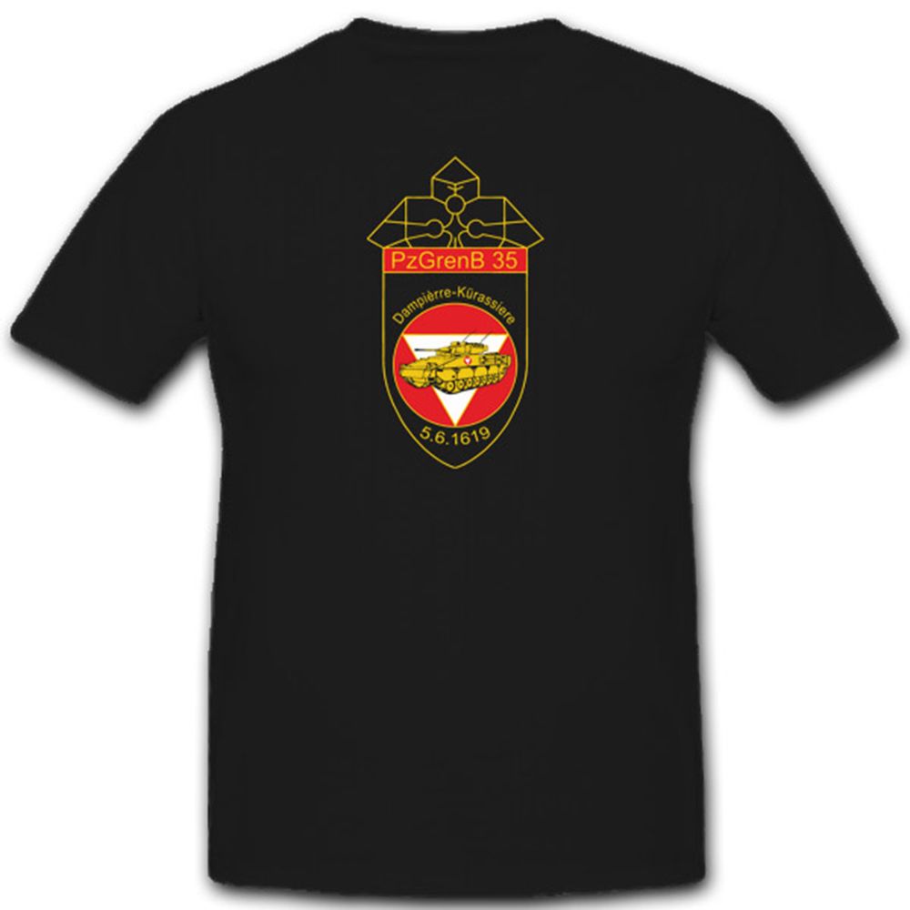Pzgrenb 35 Bundesheer Österreich Armee Einheit Wappen - T Shirt #3688