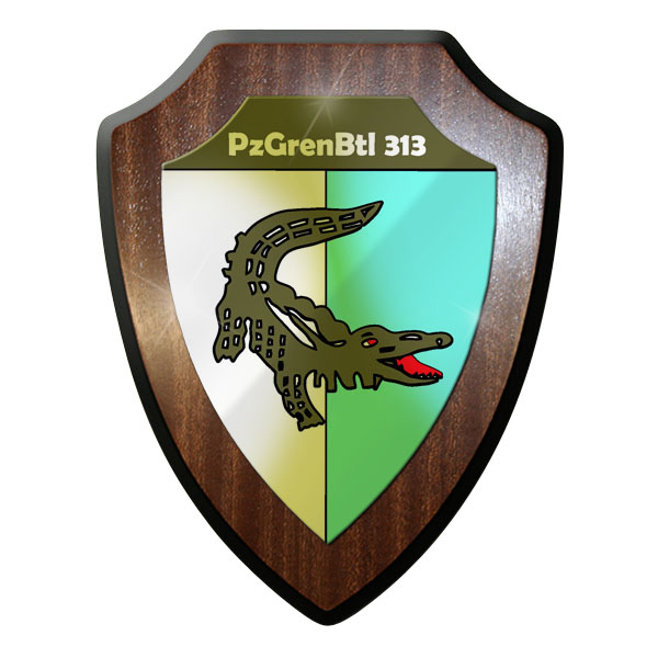 Wappenschild PzGrenBtl 313 PanzerGrenadierBataillon 313 Bundeswehr Bund Bw #9241