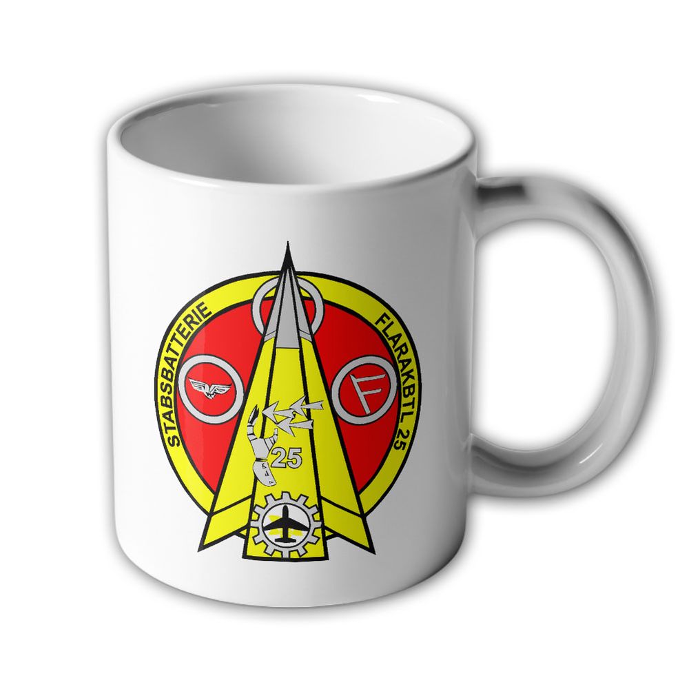 Tasse Stabsbatterie FlaRakBtl 25 Flugabwehrraketenbataillon Luftwaffe BW #46824