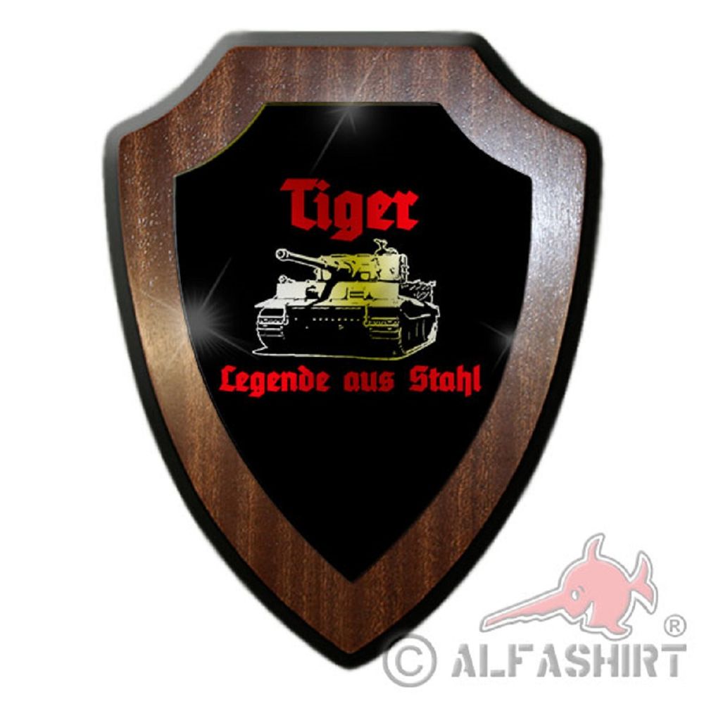 Tiger Legend Steel Tank Car Military Heraldic Shield # 19916