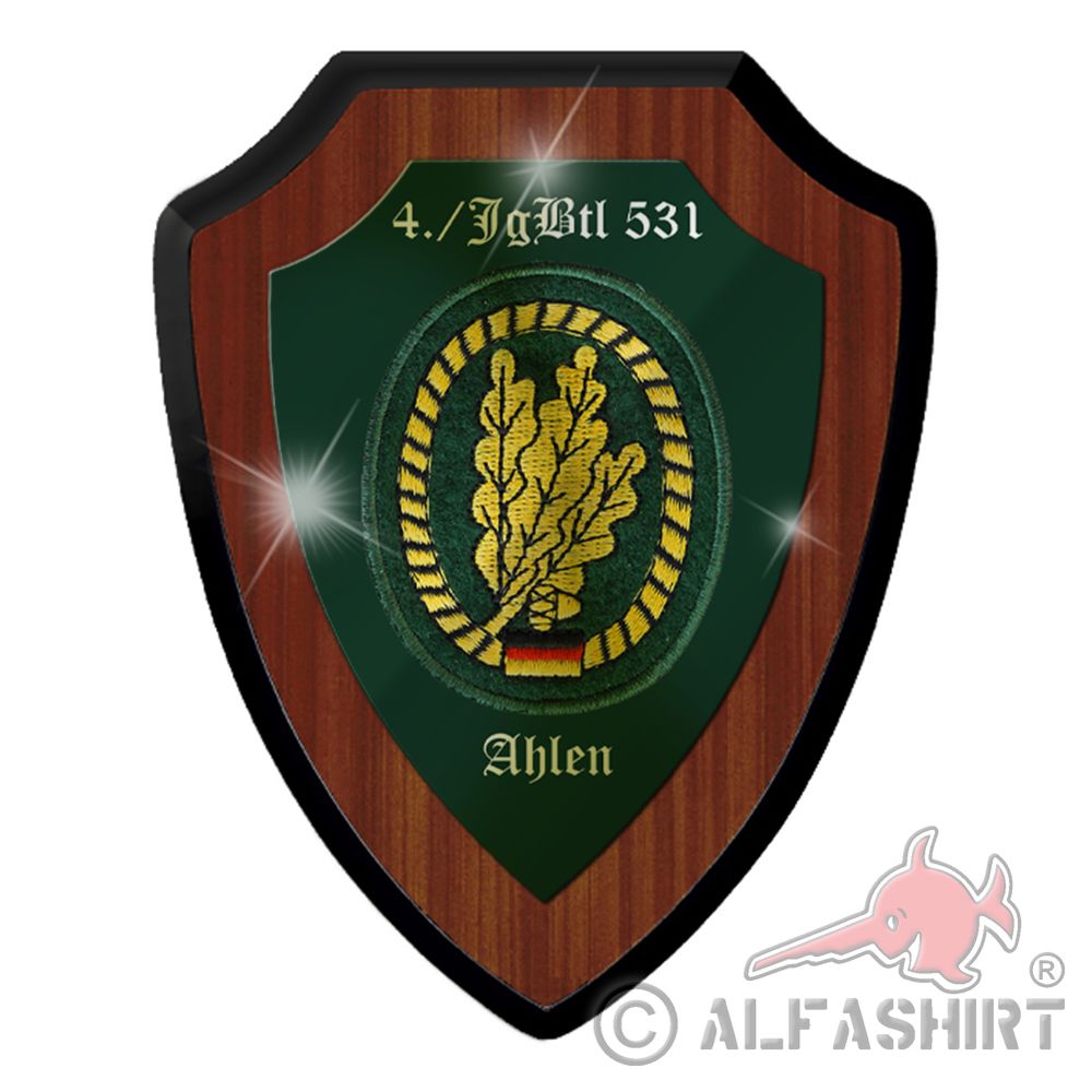 Wappenschild 4 JgBtl 531 Ahlen Jäger-Bataillon Kompanie Abzeiche#39080