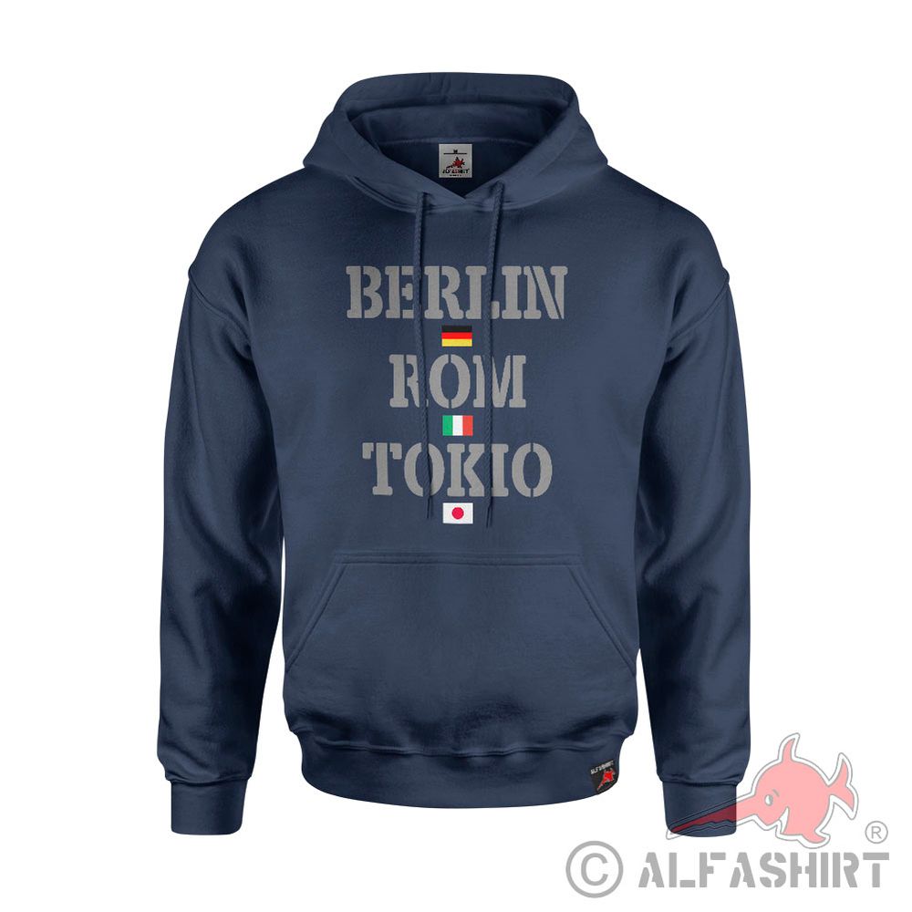 Hoodie Berlin Rom Tokio Deutschland Italien Japan Brüder Pullover #43544