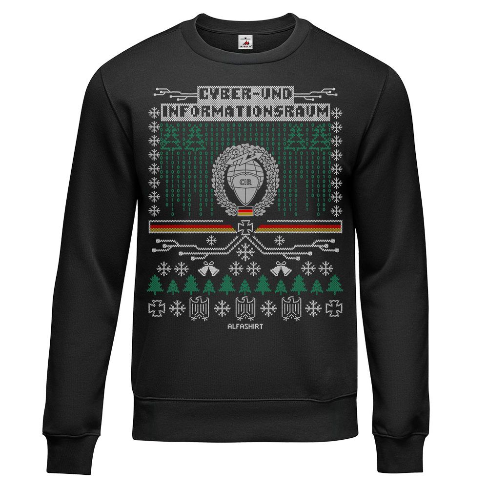 Sweater X-Mas Cyber ​​and Information Space Bundeswehr Christmas CRI #45545