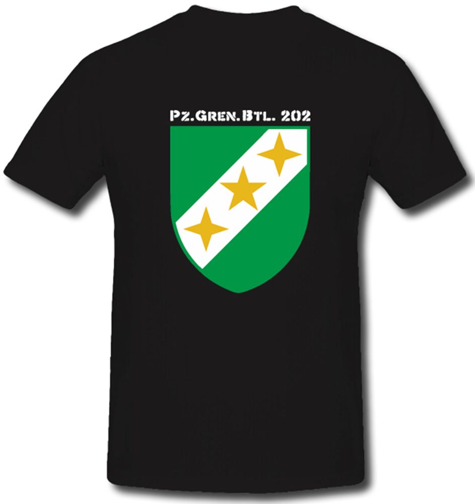 PzGrenBtl 202 Panzergrenadierbataillon 202 Bundeswehr Heer Militär T Shirt #´#288