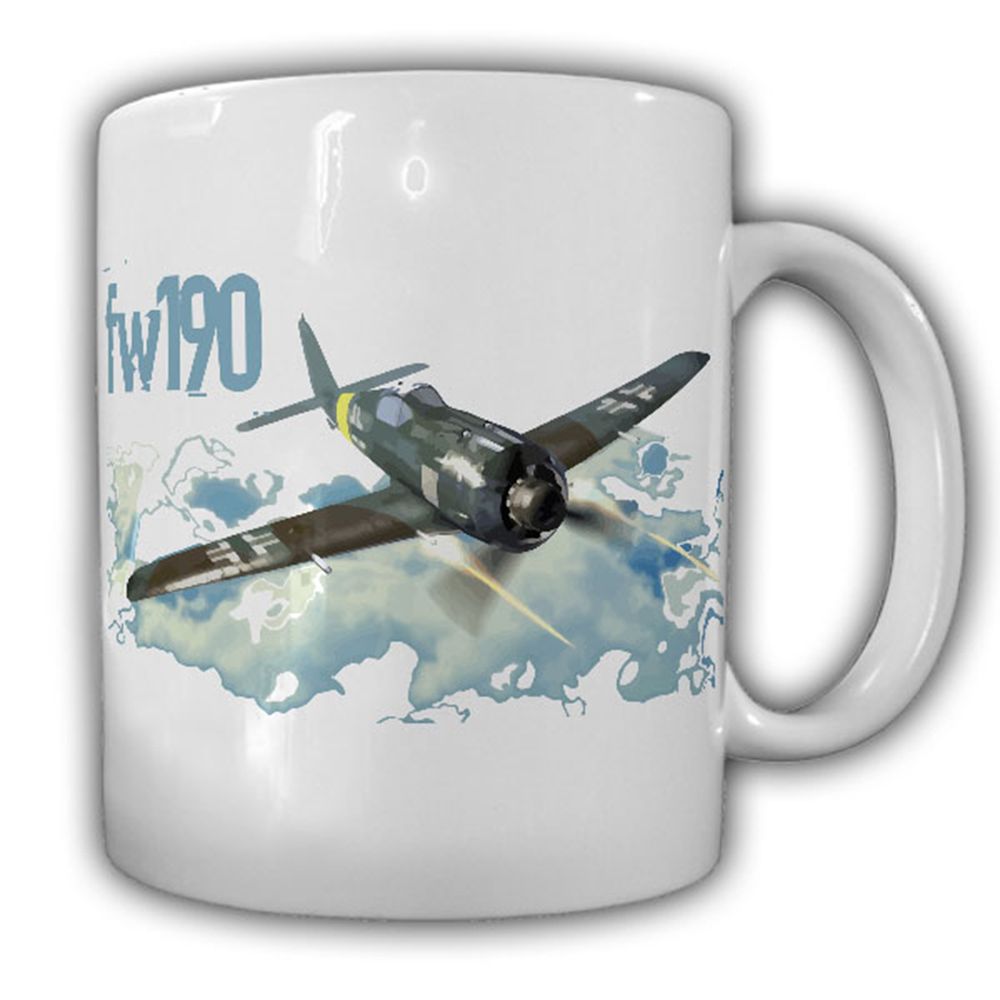 Focke Wulf FW190 Flugzeug Luftwaffe Wh Jagdflugzeug Wk Deutschland Tasse #13550