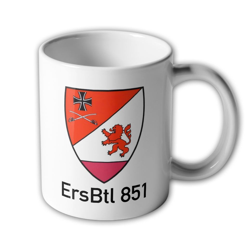 Tasse ErsBtl 851 Ersatzbataillon Wehrleitbataillon Geräteeinheit BW #47819