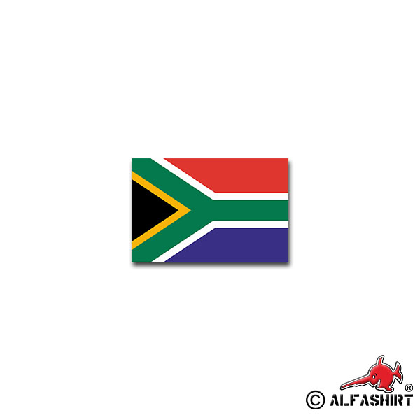 Aufkleber/Sticker Südafrika Flagge Nationalflagge Afrika Land 11x7cm A2583