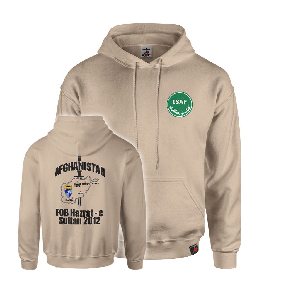 Hoodie ISAF FOB Hazrat - e Sultan 2012 Afghanistan Einsatz Veteran #40041