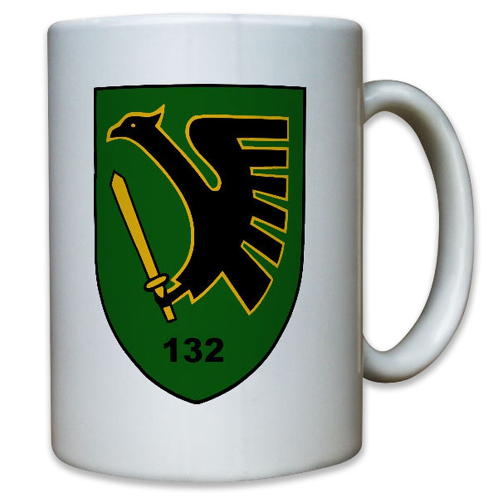 PzGrenBtl 132 Bundeswehr Panzergrenadierbataillon Wappen - Tasse Becher #12668
