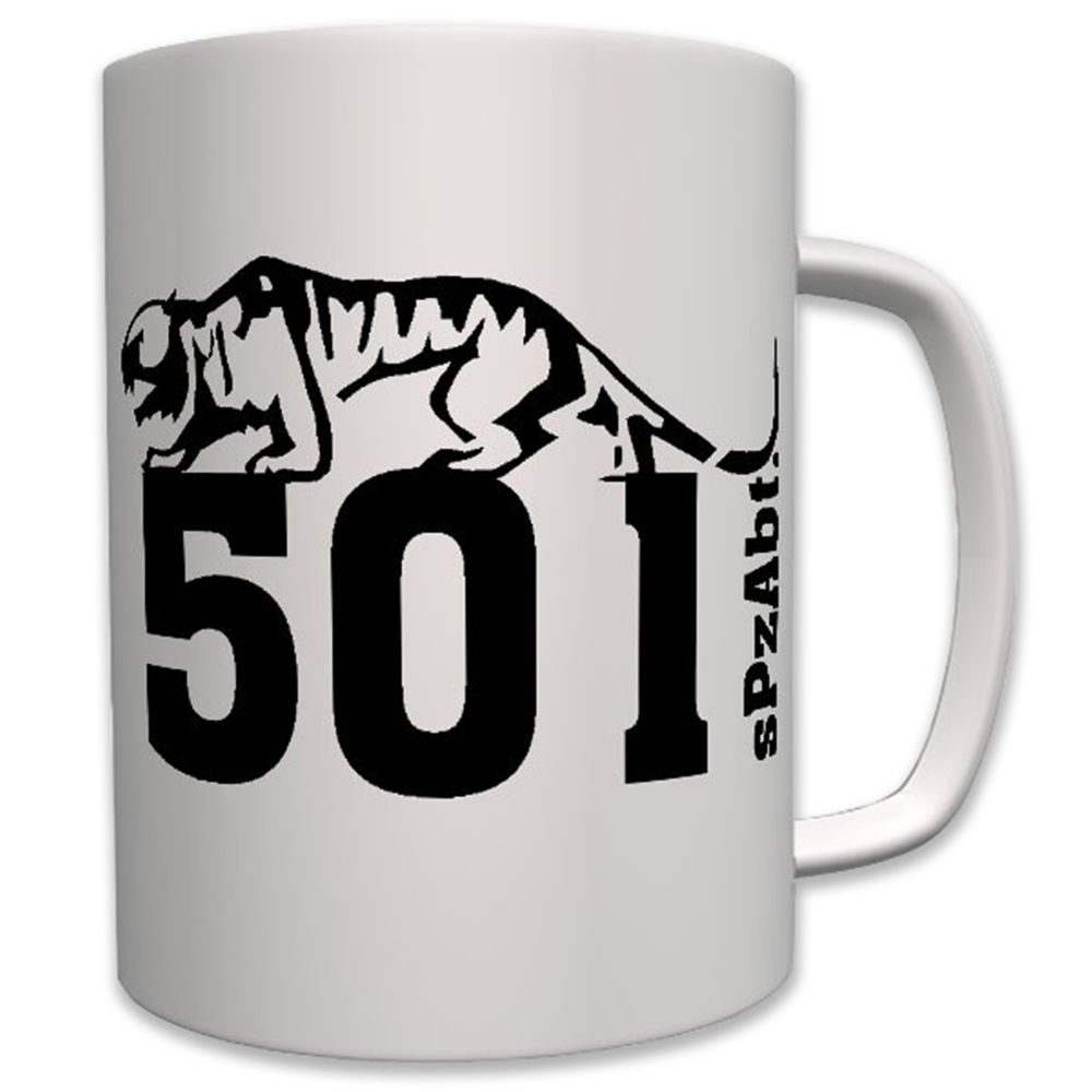 sPzAbt 501 schwere Panzer Abteilung Panzerverband WK2 - Tasse Kaffee #7183