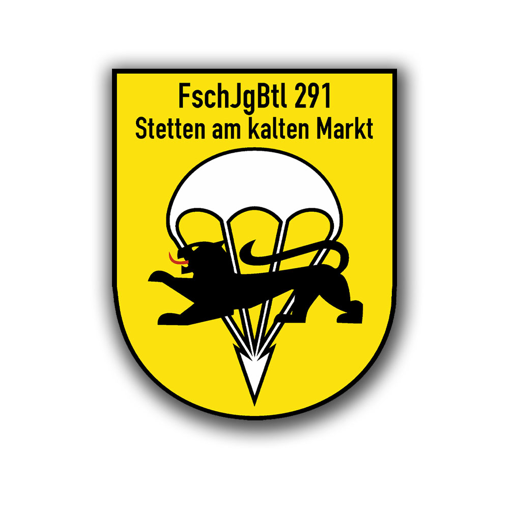 Paratrooper Battalion FschJgBtl 291 Stetten am kalten Markt Coat of Arms PzGrenBrig 29 #A7141