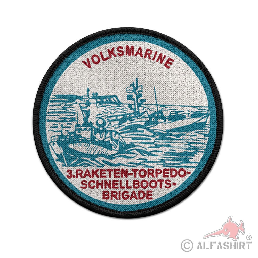 Patch 9cm Volksmarine VM 3 Raketen-Torpedo-Schnellbootsbrigarde #42691