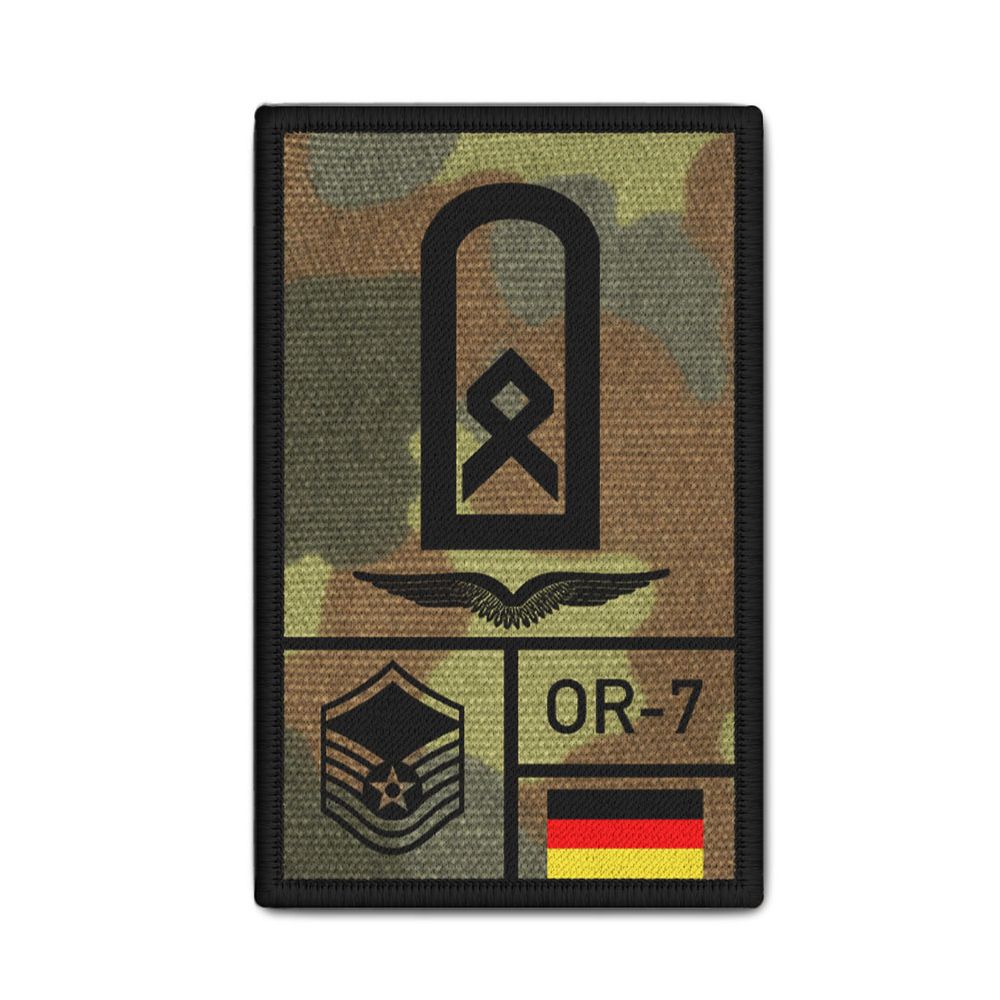 Rank Patch Bundeswehr Heer Luftwaffe Marine Flecktarn #BW-Patch
