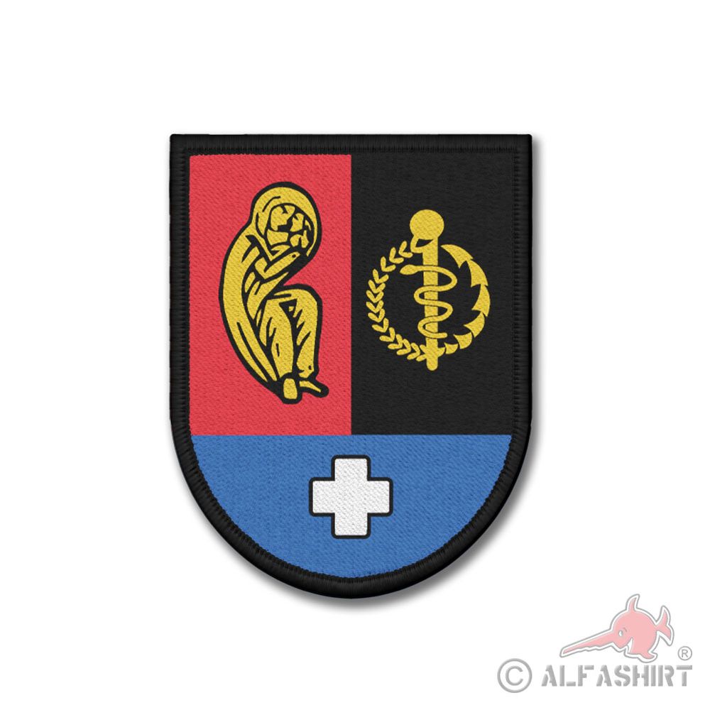 Patch LazRgt 21 Westerwald Rennerod Sanitäter Bundeswehr  9x7cm #39426