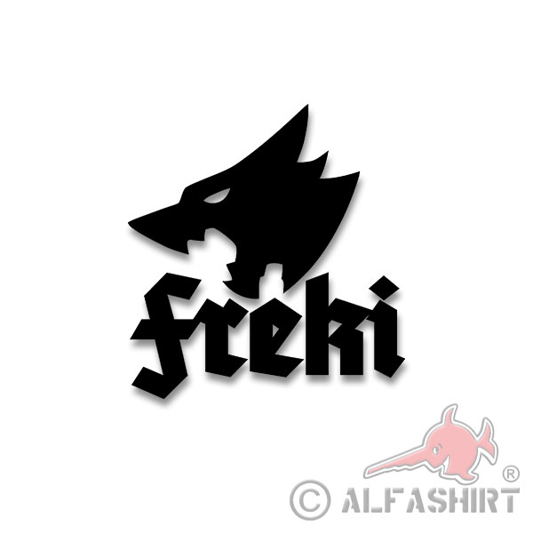 Freki Odin Wolf Sticker Viking God Odin's Wolves Nordic 10x9cm # A4487