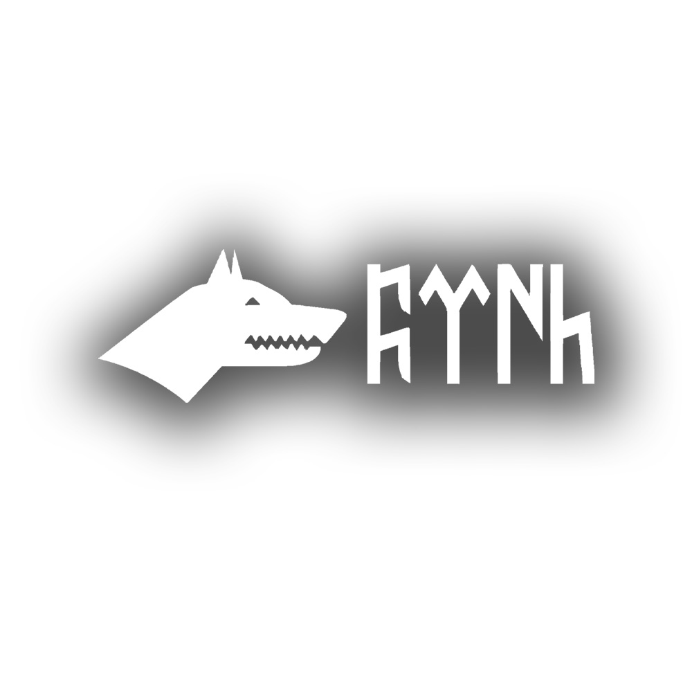 Aufkleber Göktürkçe Göktürk Wolf Türkei Militär Mythologie Symbol 13x4cm #A7478