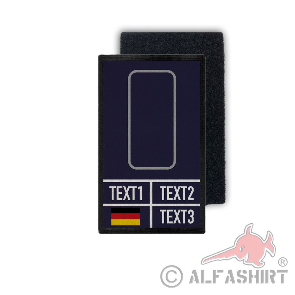Rank Patch Brandoberinspektor Anwärtet Dienstgradabzeichen 9,8x6cm #36197