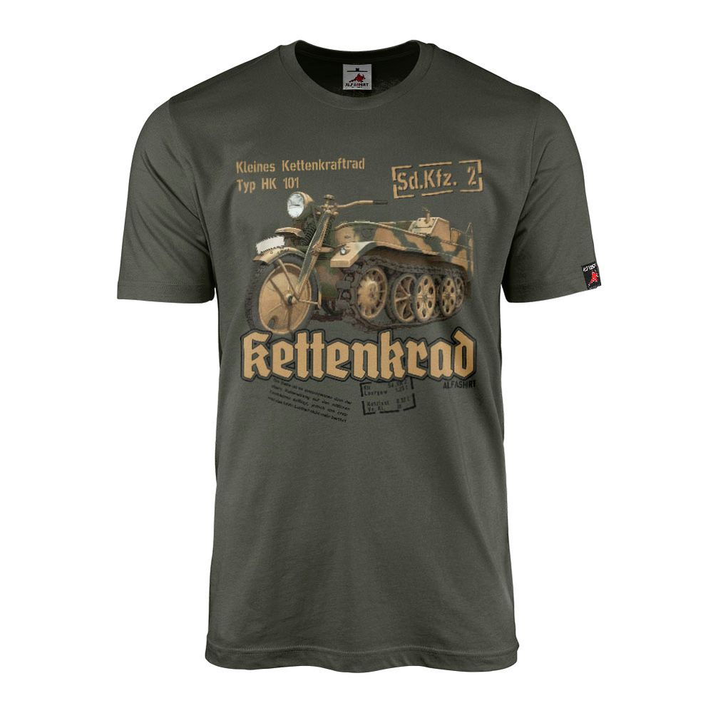 Kettenkrad HK 101 kleine Halbkette Karosserie Wanne T-Shirt #47785