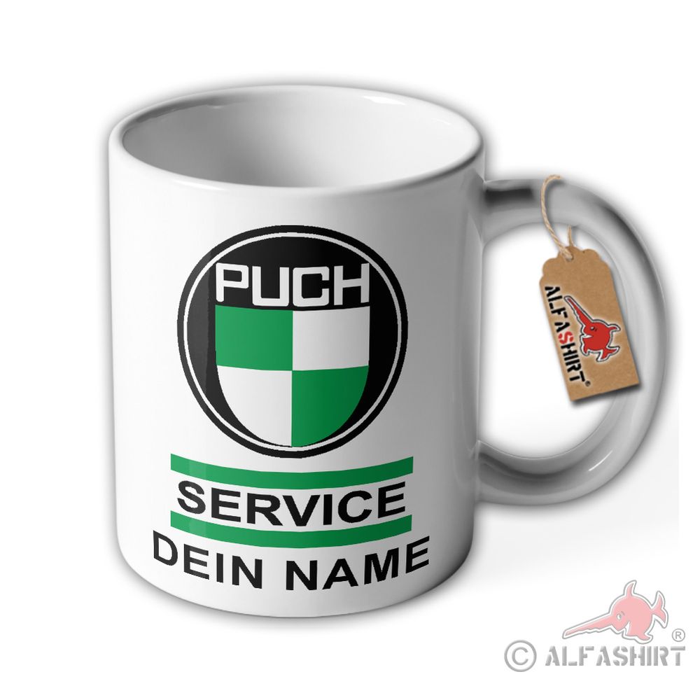 Tasse Puch SERVICE Personalisiert Gute Besserung #31902