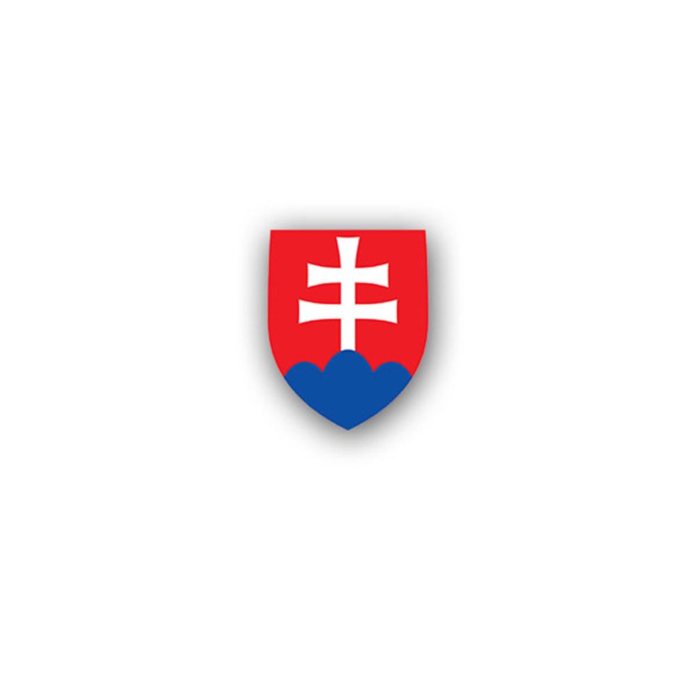 Aufkleber/Sticker Slowakei Flagge Slovensko Slowakische Republik 6x7cm A3009