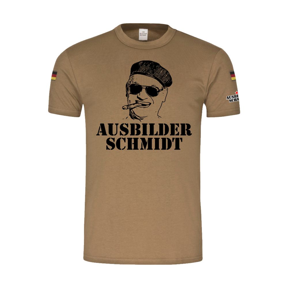 Ausbilder Schmidt - Tropenshirt - MORGEN IHR LUSCHEN ! Bundeswehr Spruch Comedy T-Shirt #47075