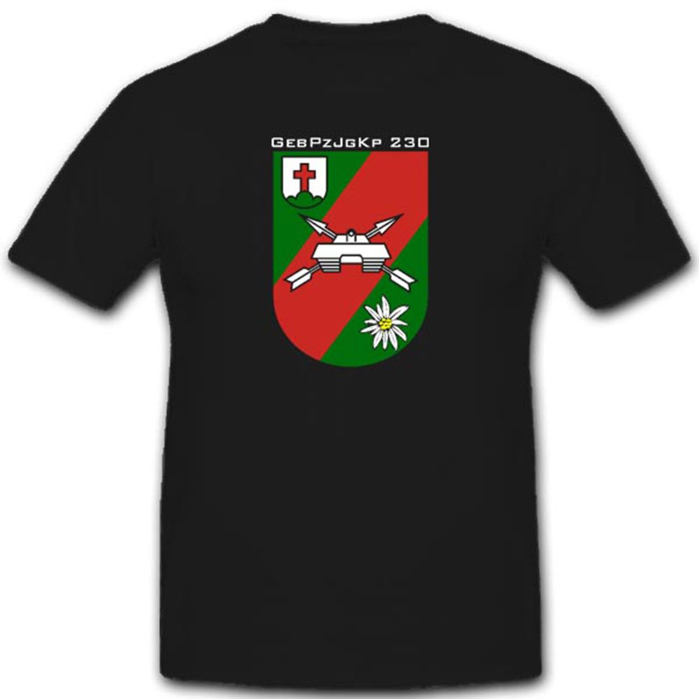 GebPzJgKp 230 Gebirgs Panzer Jäger Kompanie Bundeswehr Heer - T Shirt #3061