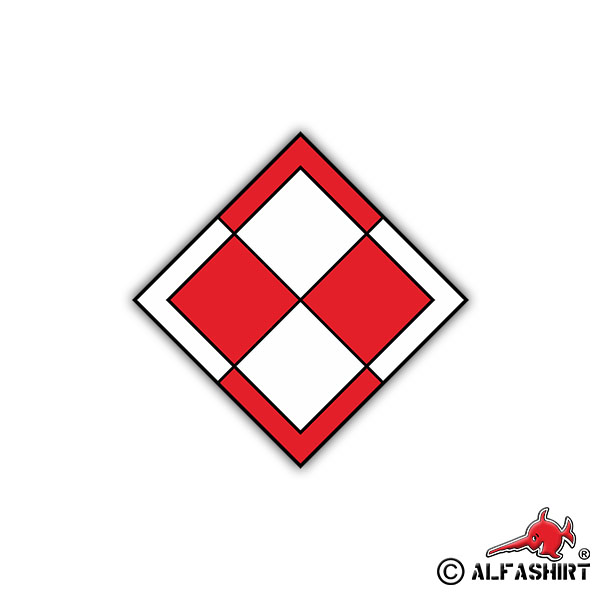 Aufkleber/Sticker Polnische Luftwaffe Wappen Abzeichen Polska Polski 7x7cm A1210