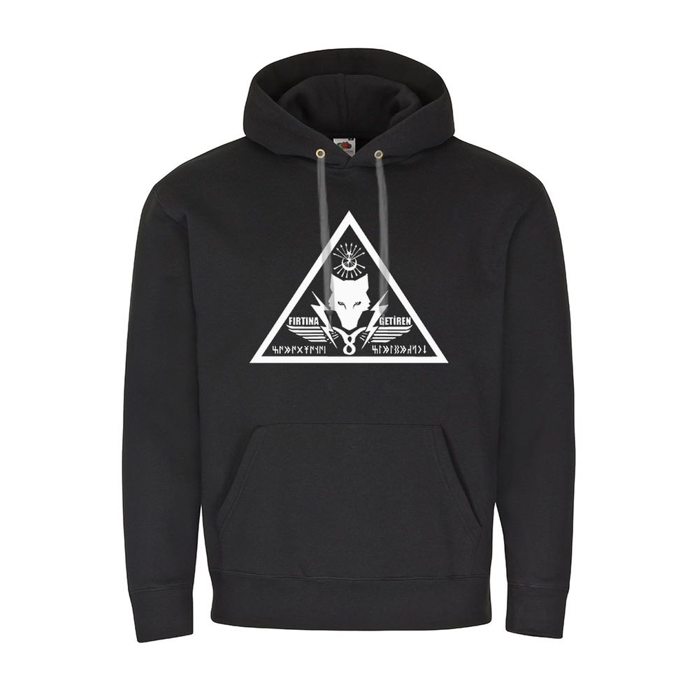 Hoodie FIRTINA GETIREN Türkei Abzeichen Armee Wolf Türken Spezial EInheit #21816