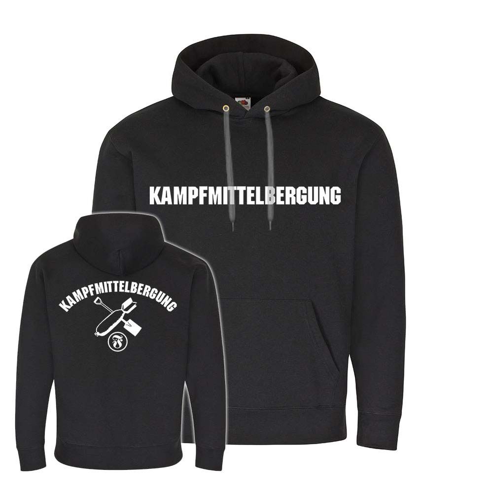 Kampfmittelbergung Pionier Kampfmittel Räumer Sprengmeister Hoodie SW #24571